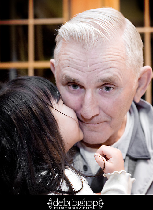 Dad and one of his sixteen granchildren